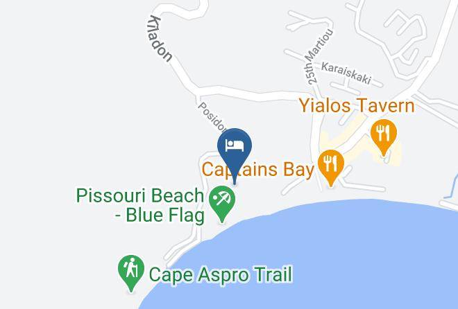 Pissouri - Columbia Beach Resort Maps