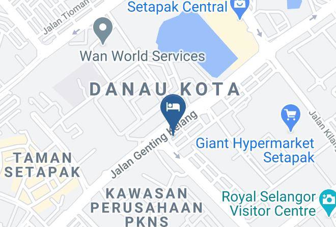 Kuala Lumpur - Mixx Hotel Setapak Maps