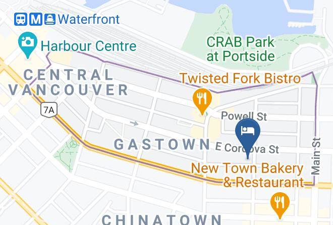 Greater Vancouver - Columbia Hotel Maps