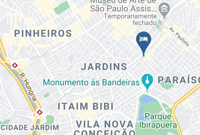 Sao Paulo Jardim Paulista - Columbia Residence Maps