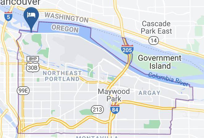 Multnomah - Columbia River Rv Park Maps