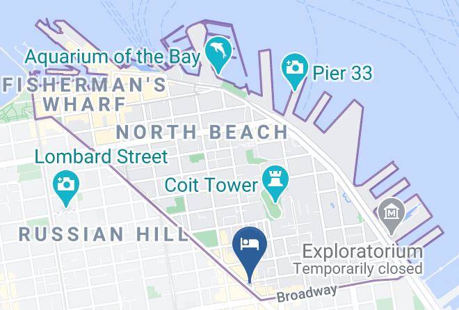 San Francisco - Columbus Hotel Maps