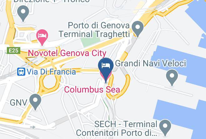 Genoa - Columbus Sea Hotel Maps