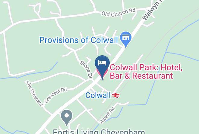 Herefordshire - Colwall Park Hotel Bar & Restaurant Maps