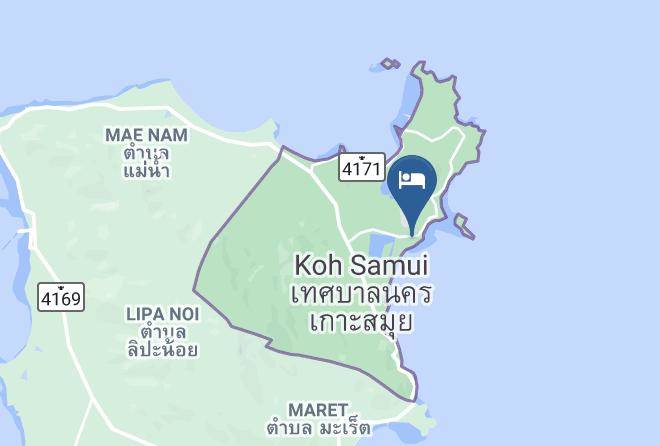 Amphoe Ko Samui - Combo Beach Hotel Bophut Maps