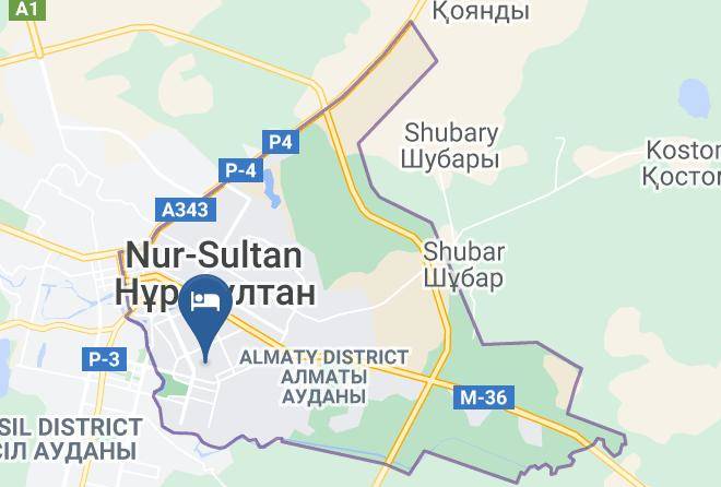 Nur Sultan - Come Inn Hotel Maps