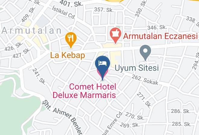 Marmaris - Comet Hotel Deluxe Marmaris Maps