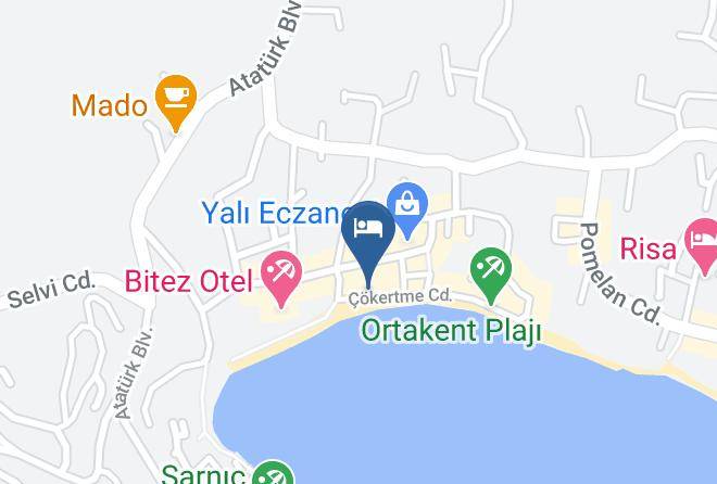 Bodrum - Comez Motel Maps