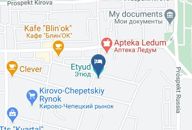 Kirovo Chepetsk - Comfitel Inn Maps