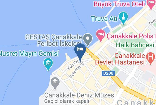 Canakkale Kemalpasa - Anzac Hotel Maps