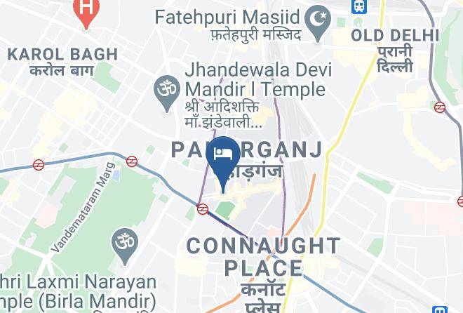 Paharganj - Comfort At Roof Top Maps