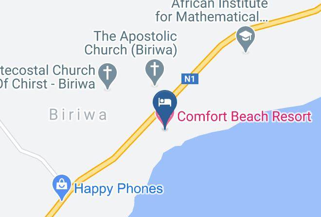 Mfantsiman - Comfort Beach Resort Maps