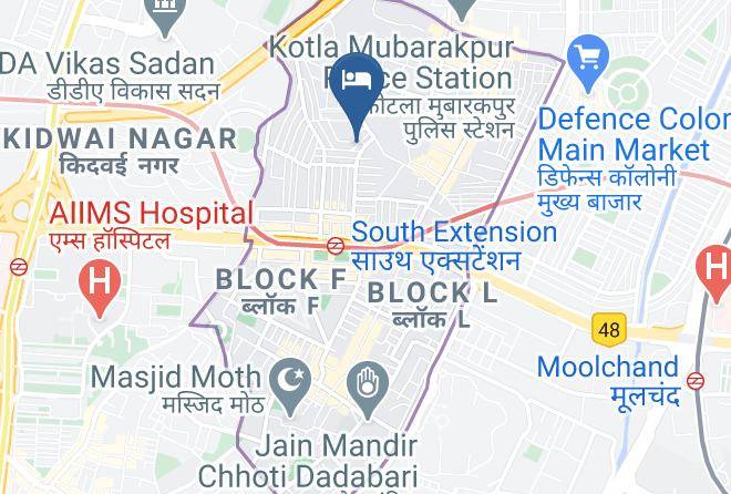New Delhi - Comfort Bnb Maps