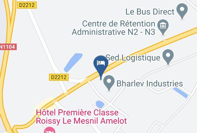 Seine Et Marne - Comfort Hotel Roissy CDG Airport Maps