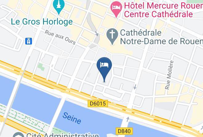 Seine Maritime - Comfort Hotel Alba Rouen Maps