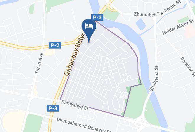 Nur Sultan - Comfort Hotel Astana Maps