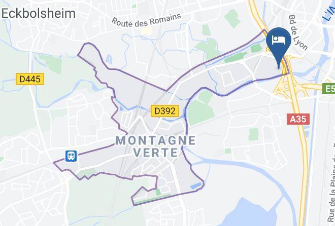 Bas Rhin - Comfort Hotel Strasbourg Maps