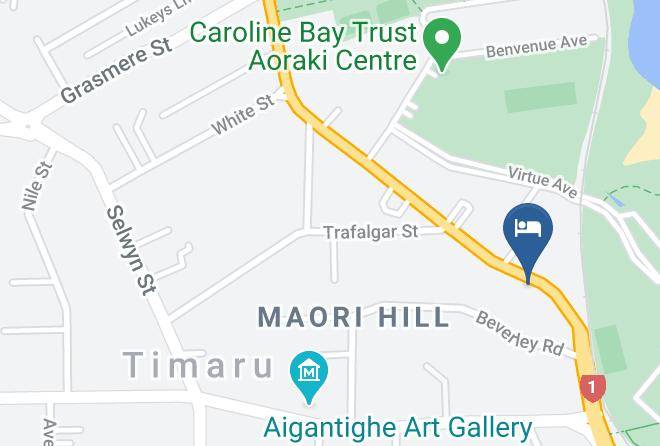 Timaru - Comfort Hotel Benvenue Maps