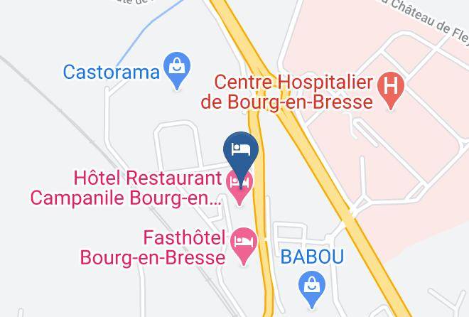 Ain - Comfort Hotel Bourg En Bresse Maps