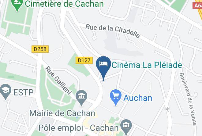 Val De Marne - Hotel Des Arcades De Cachan Grand Paris Sud Maps