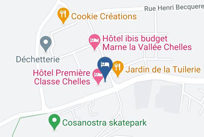 Seine Et Marne - B&B HOTEL Marne La Vallee Chelles Maps