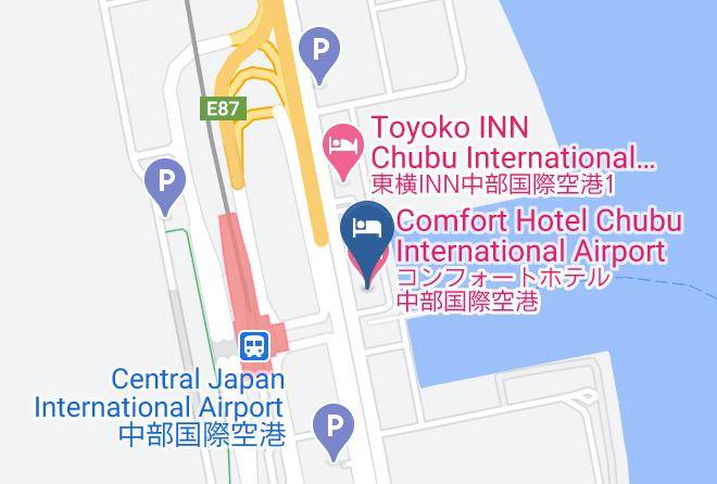 Tokoname City - Comfort Hotel Chubu International Airport Maps