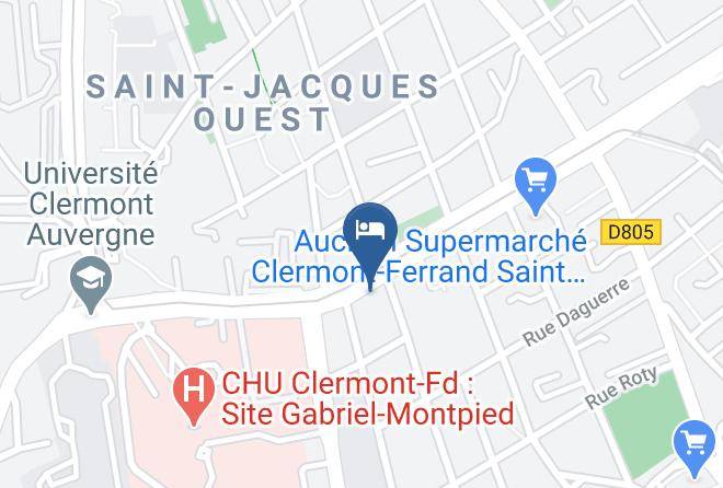 Puy De Dome - Comfort Hotel Clermont Saint Jacques Maps