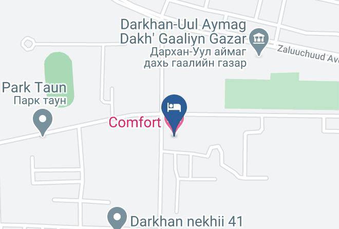 Darkhan Uul - Comfort Hotel Maps