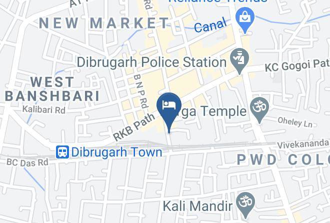 Dibrugarh - Comfort Hotel Maps
