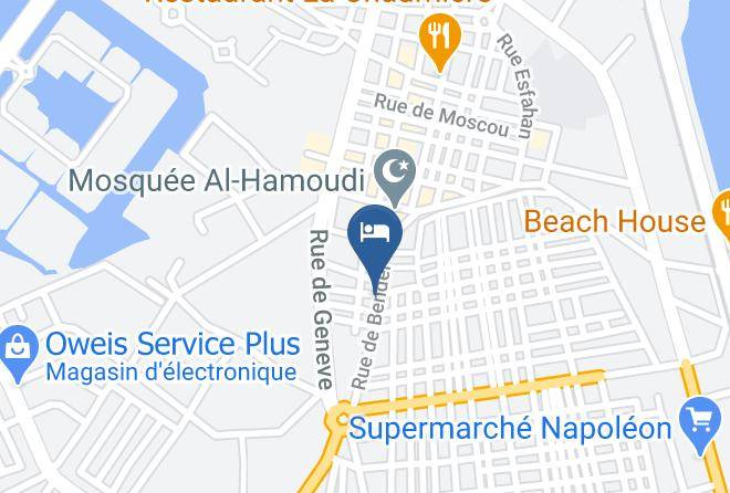 Djibouti - Comfort Hotel Maps