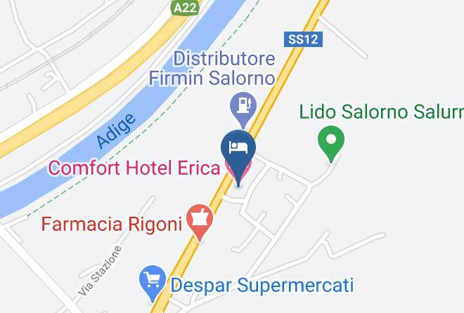 Bolzano - Comfort Hotel Erica Maps