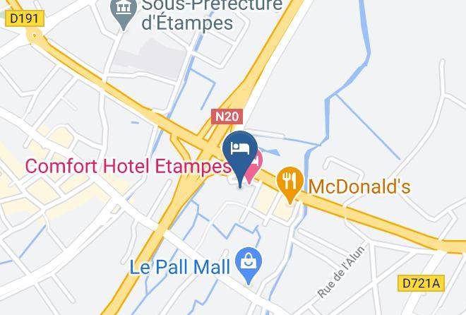 Essonne - Comfort Hotel Etampes Maps