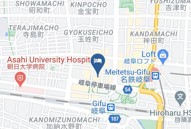 Comfort Hotel Gifu Map