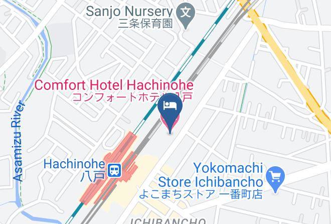 Hachinohe City - Comfort Hotel Hachinohe Maps