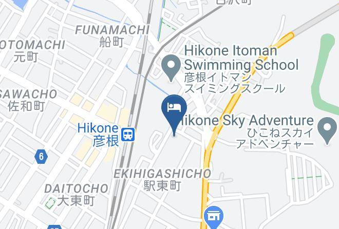 Hikone City - Comfort Hotel Hikone Maps