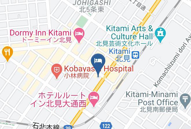 Kitami City - Comfort Hotel Kitami Maps