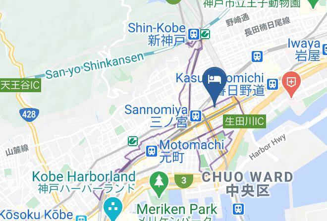 Kobe City Chuo Ward - Comfort Hotel Kobe Sannomiya Maps