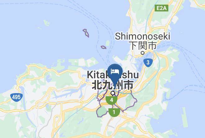 Kitakyushu City Kokurakita Ward - Comfort Hotel Kokura Maps