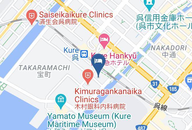 Kure City - Comfort Hotel Kure Maps