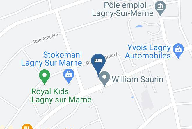 Seine Et Marne - Comfort Hotel Lagny Marne La Vallee Maps
