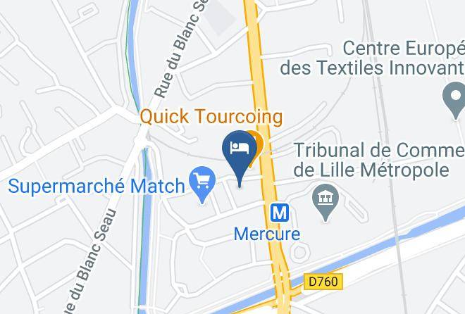 Nord - Comfort Hotel Lille L'union Tourcoing Maps
