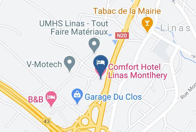 Essonne - Comfort Hotel Linas Montlhery Maps