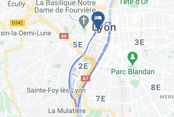 Rhone - Comfort Hotel Lyon Maps