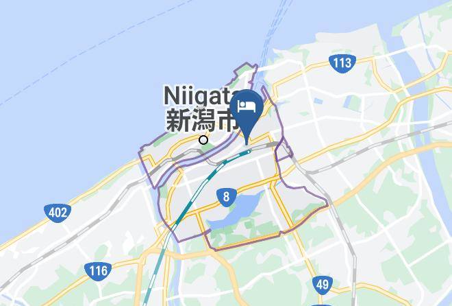 Comfort Hotel Niigata Map - Niigata Pref - Niigata City Chuo Ward