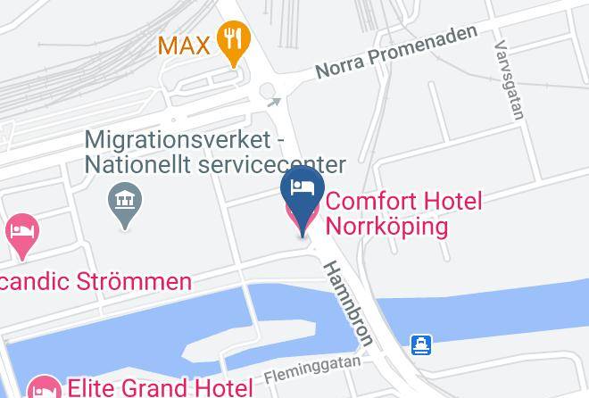 Norrkoping - Comfort Hotel Norrkoping Maps