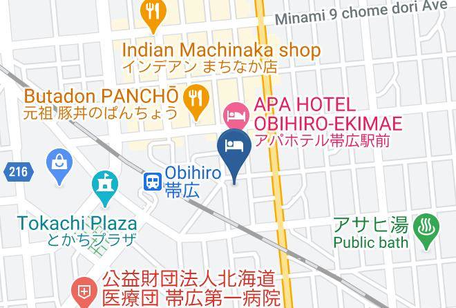 Comfort Hotel Obihiro Map