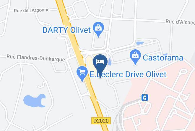 Comfort Hotel Orleans Olivet Provinces Map