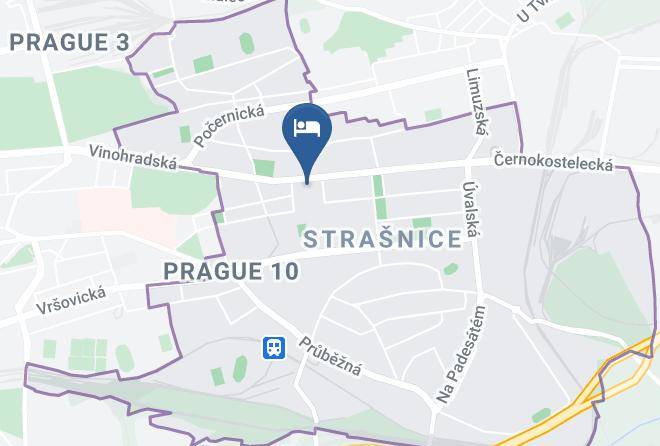Comfort Hotel Prague City East Map