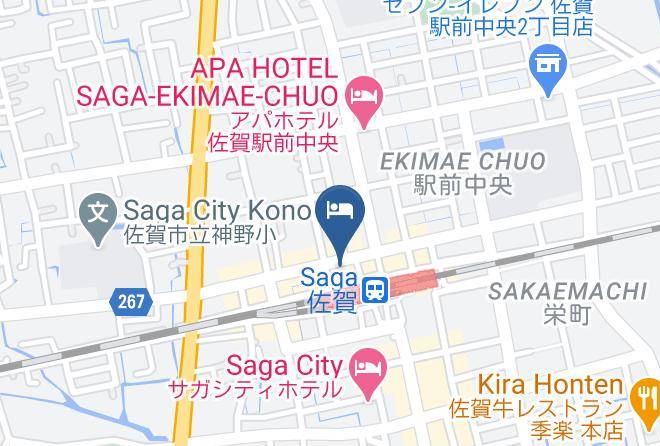 Saga City - Comfort Hotel Saga Maps