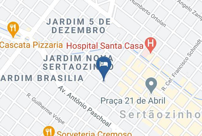 Sertaozinho - Comfort Hotel Sertaozinho Maps